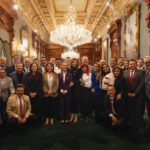 Eduardo Ramírez asiste a reunión de gobernadores con la presidenta Claudia Sheinbaum