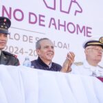 Gerardo Vargas Landeros encabeza el desfile por el 114 Aniversario de la Revolución Mexicana en Ahome