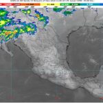 El frente número 11, estacionario sobre el noreste del pais