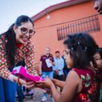 Geraldine Ponce regala sonrisas en comunidades de Tepic