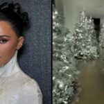 Kim Kardashian presume espectacular decoración navideña con 15 árboles blancos en su casa: “No puedo explicarles cómo se siente”