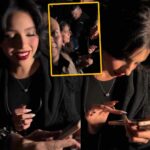 Ángela Aguilar pide el celular de un fan para borrarle una foto de su galeria