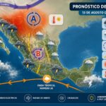 Pronostican lluvias muy fuertes en el occidente y sur de México
